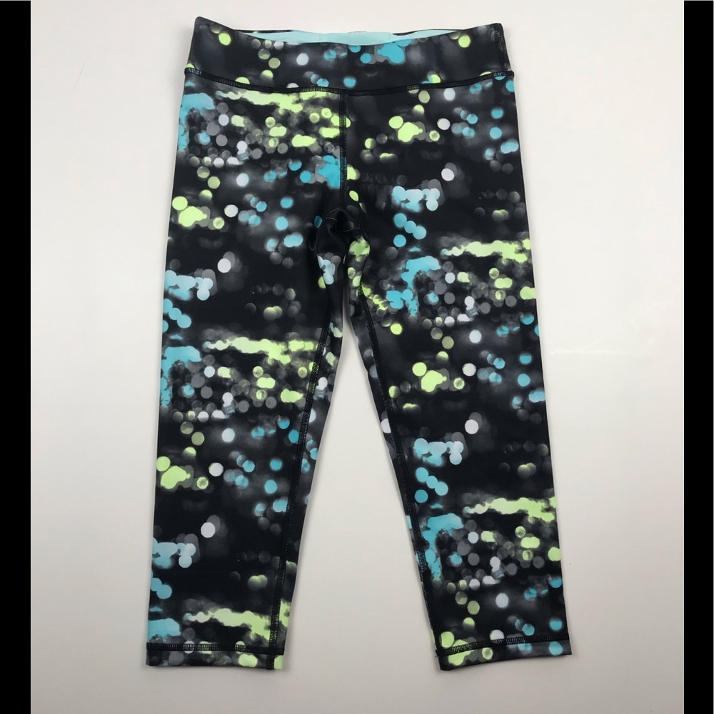 Ivivva by lululemon polka Dot neon Crops 14